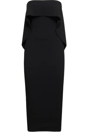 Staud Vestido Midi Sin Tirantes