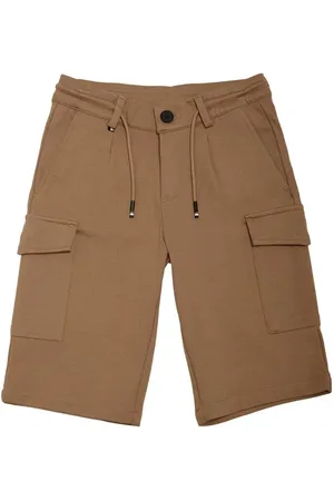 HUGO BOSS Shorts Cargo De Viscosa Piqué