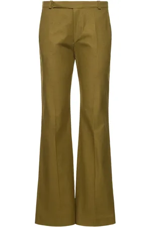 Ludovic De Saint Sernin Pantalones Rectos De Lona De Algodón