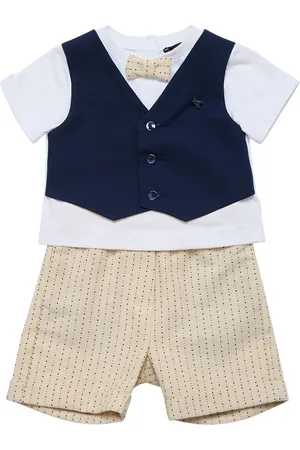 MONNALISA Camiseta, Chaleco Y Pantalones De Algodón Jersey