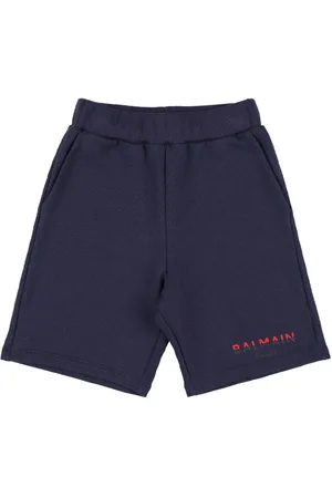 Balmain Shorts De Felpa De Algodón Orgánico