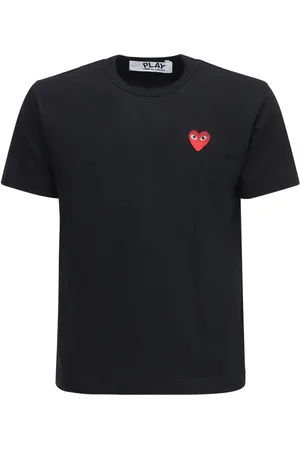 Comme des Garçons Camiseta De Algodón Jersey Con Parche