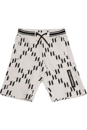 Karl Lagerfeld Shorts Jogger De Sarga De Algodón