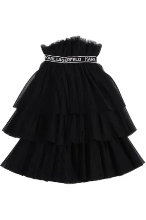 Karl Lagerfeld Falda Midi De Tul Multicapa