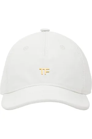 Tom Ford Gorra Tf De Lona De Algodón Y Piel