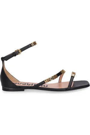Moschino Sandalias Planas De Piel 10mm
