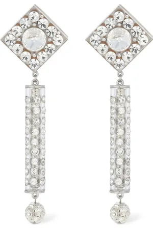 Alessandra Rich Pendientes De Cristales