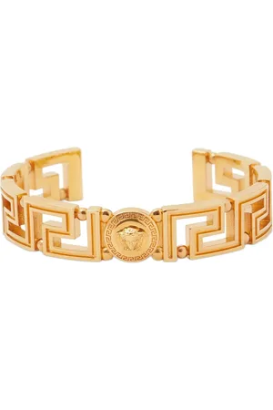 VERSACE Brazalete Rígido Con Cenefa Griega Y Medusa