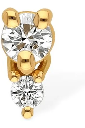 DELFINA DELETTREZ Pendiente Individual Con Diamante 18kt