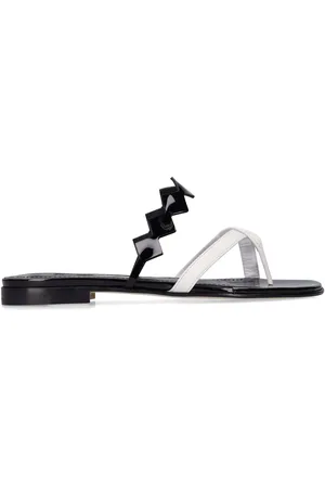 Manolo Blahnik Sandalias Planas De Piel 10mm