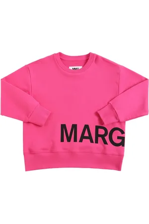 Maison Margiela Sudadera De Algodón Con Logo Estampado