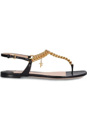 Tom Ford Sandalias Planas De Piel 10mm