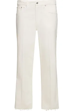 Lanvin Jeans Rectos De Denim De Algodón 21cm