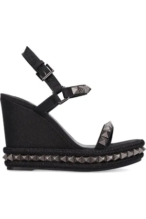 Christian Louboutin Cuñas Glitter Pyraclou 110mm