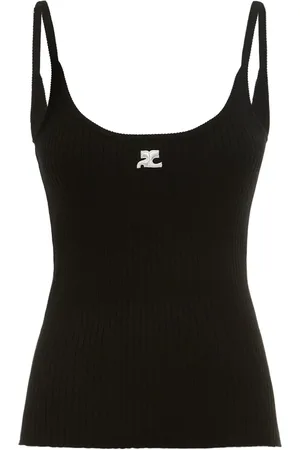 Courrèges Top De Punto Sin Mangas