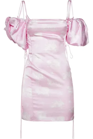 Jacquemus Vestido Corto De Satén