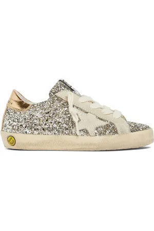 Golden Goose Sneakers Super-star Glitter Con Cordones