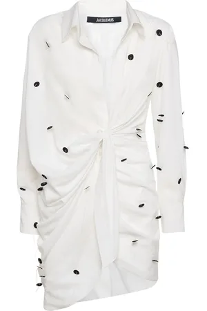 Jacquemus Vestido Corto De Crepé