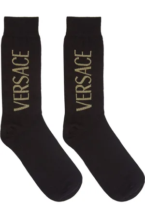 VERSACE Calcetines De Algodón Con Logo