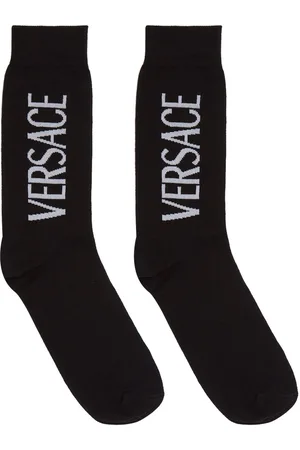 VERSACE Calcetines De Algodón Con Logo