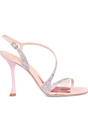 Roger Vivier Sandalias De Cristal 100mm