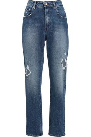 Dolce & Gabbana Jeans Boyfriend De Denim De Algodón