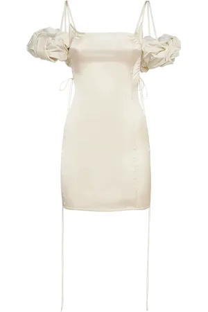 Jacquemus Vestido Corto De Satén