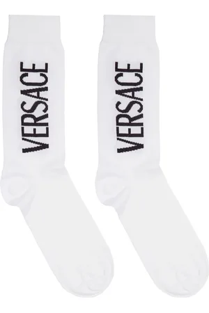 VERSACE Calcetines De Algodón Con Logo