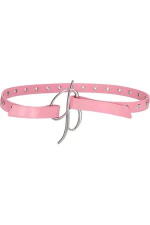 BLUMARINE Cinturón De Piel Con Logo