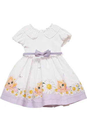 MONNALISA Vestido De Algodón Estampado