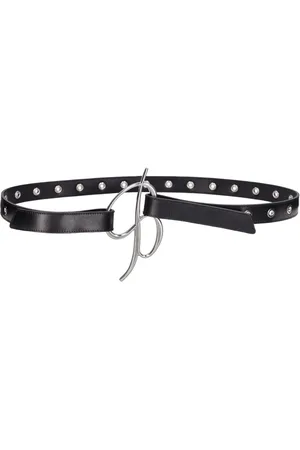 BLUMARINE Cinturón De Piel Con Logo