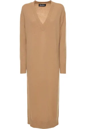 Max Mara Lvr Exclusive Vestido Midi De Punto De Lana