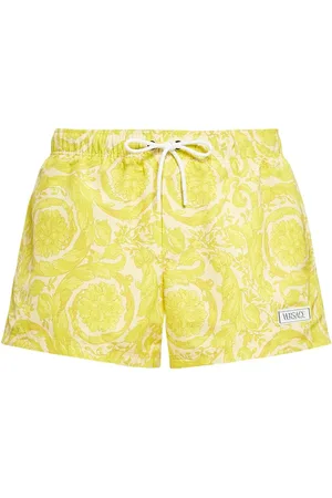 VERSACE Bañador Shorts De Nylon Estampado
