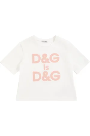 Dolce & Gabbana Camiseta De Jersey De Algodón Con Logo