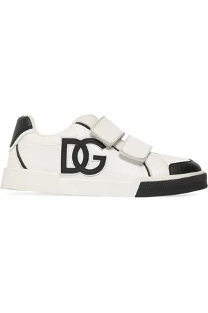 Dolce & Gabbana Sneakers De Piel Estampada Con Correas
