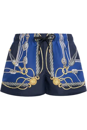 VERSACE Bañador Shorts Golfo Nautical De Nylon Estampado