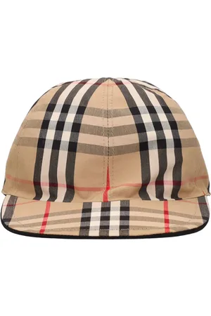 Burberry Gorra De Algodón Estampada
