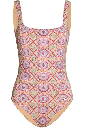 Etro Bañador Entero De Lycra Estampado