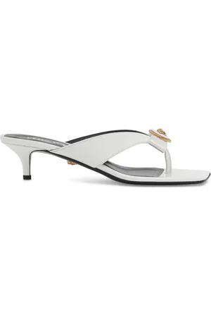 VERSACE Sandalias De Charol 45mm