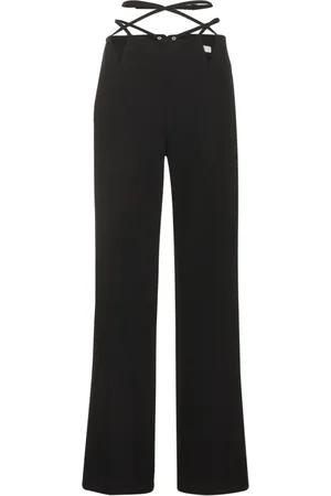 Pantalones deportivos casuales a cuadros para mujer, pantalones deportivos  de cintura alta, color negro, talla M, Negro 