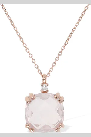 Bliss Collar De Cuarzo Y Oro 9kt