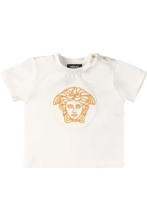 VERSACE Camiseta De Jersey De Algodón Bordada