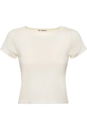 ÉTERNE Camiseta De Algodón Stretch