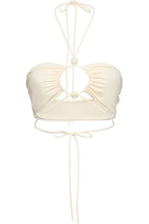 MAGDA BUTRYM Top De Bikini Con Cuello Halter