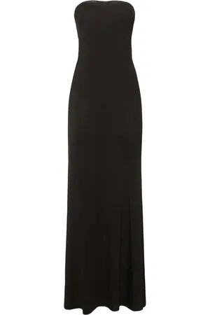 Reformation Vestido Largo De Punto Stretch Sin Tirantes