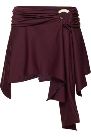 The Attico Minifalda De Jersey Con Anillo
