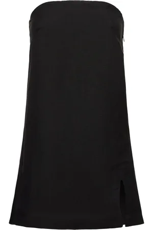 POSSE Vestido Corto De Viscosa Sin Tirantes