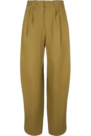 LEMAIRE Pantalones Anchos De Algodón