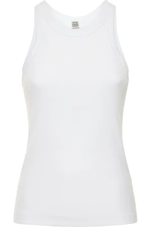 Totême Top De Algodón Orgánico Stretch Sin Mangas