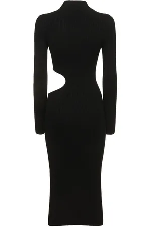 Reformation Vestido Midi De Punto De Cashmere